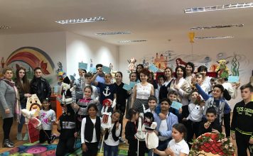Ziua mondială a teatrului a fost sărbătorită la centrul de zi pentru copii